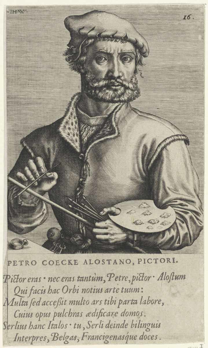 pieter coeck van aelst portrait 1572