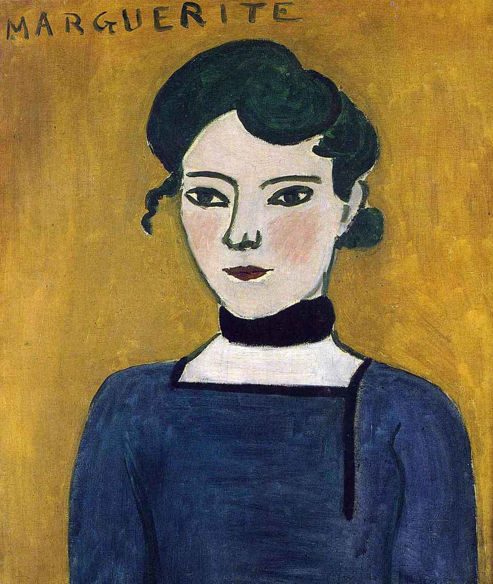 portrait of marguerite oil canvas henri matisse