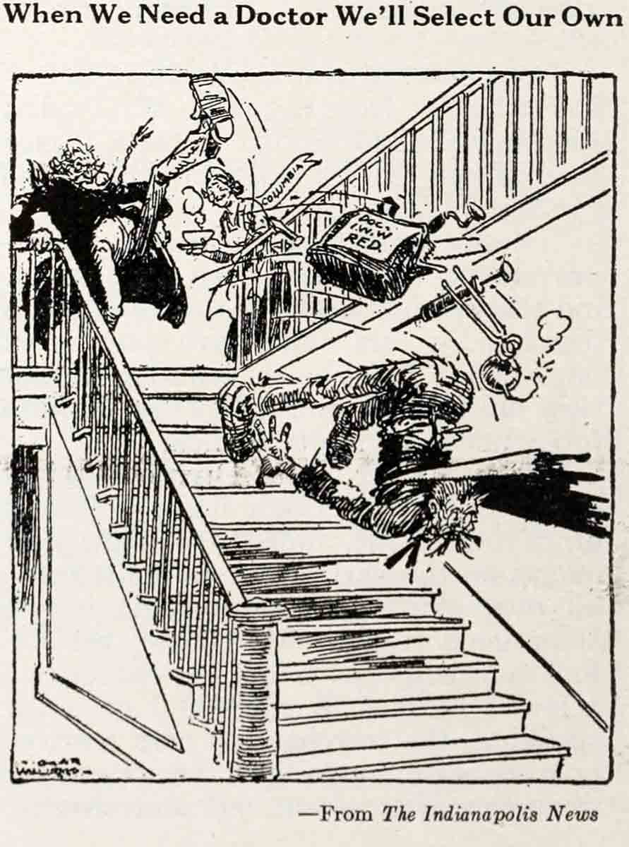 red scare communism mccarthy cartoon