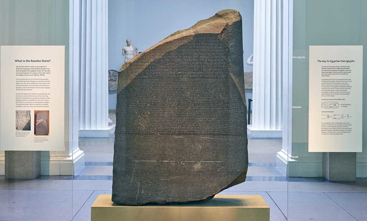 rosetta stone british museum london