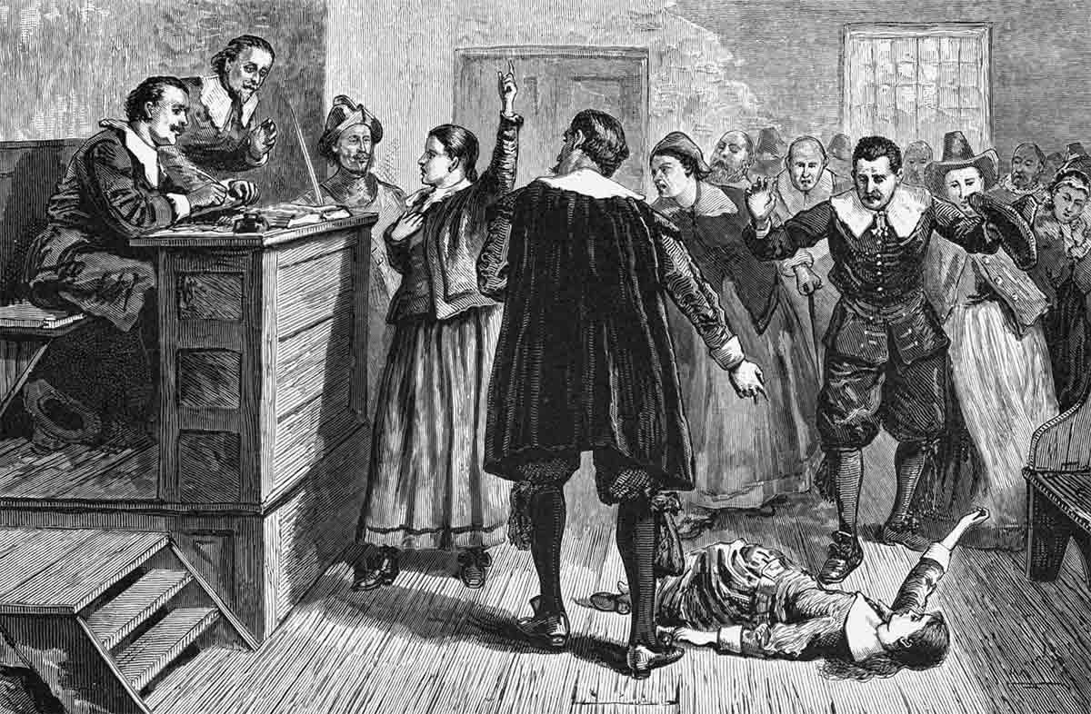 salem witch trials painting arthur miller crucible
