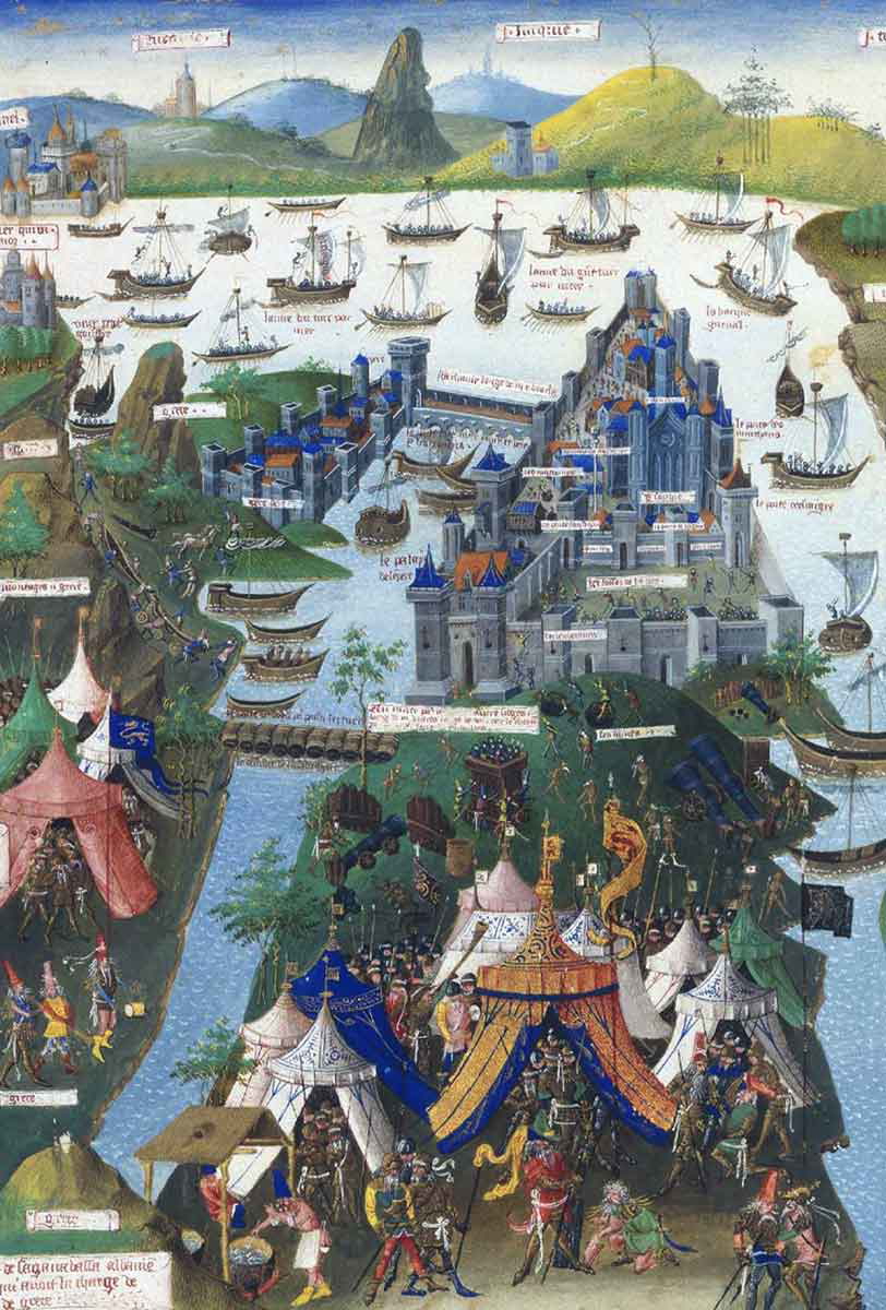 siege of constantinople french miniature