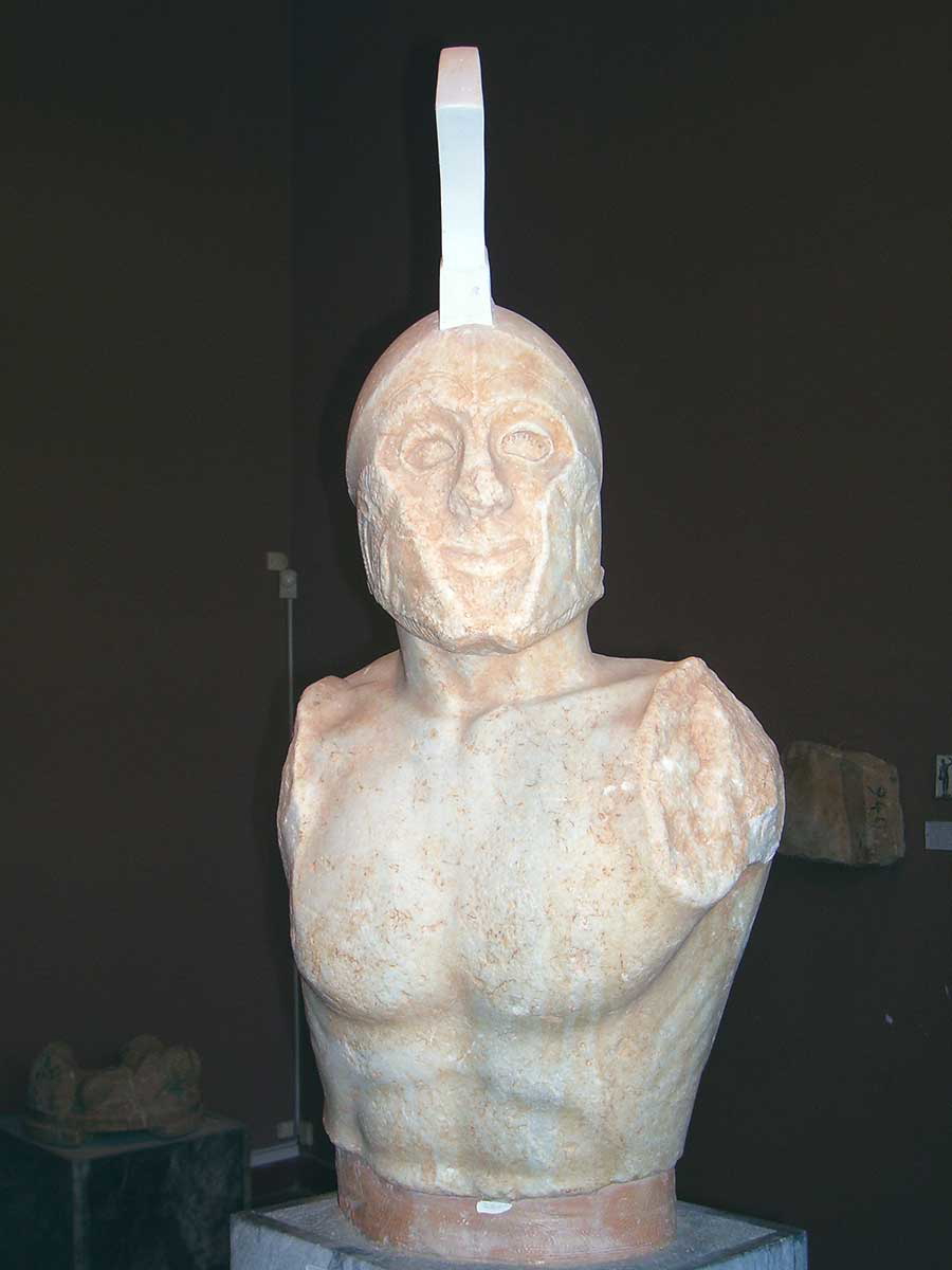 spartan warrior archaeological museum