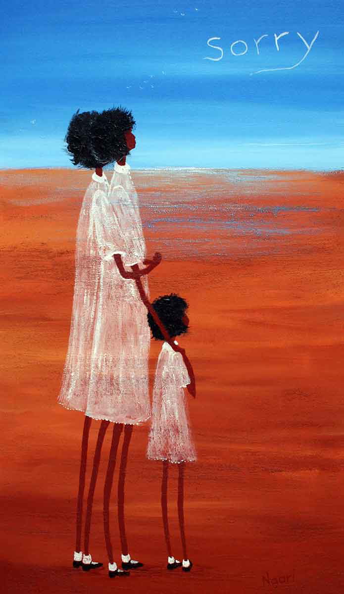 stolen generations painting sorry