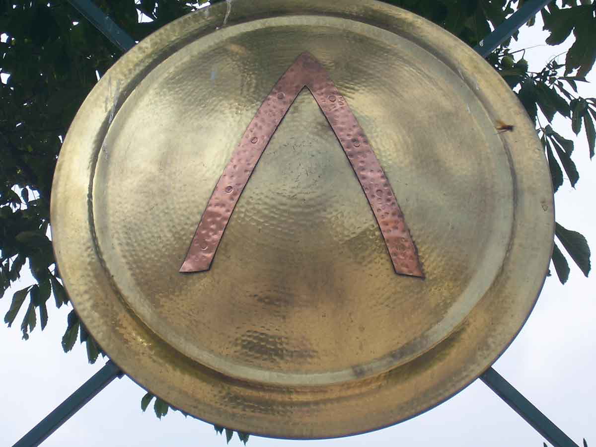symbol sparta shield leonidas author