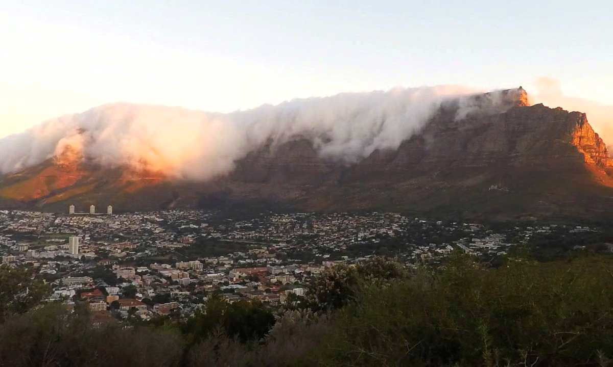 Table Mountain and its “Table Cloth”. Source: Youtube