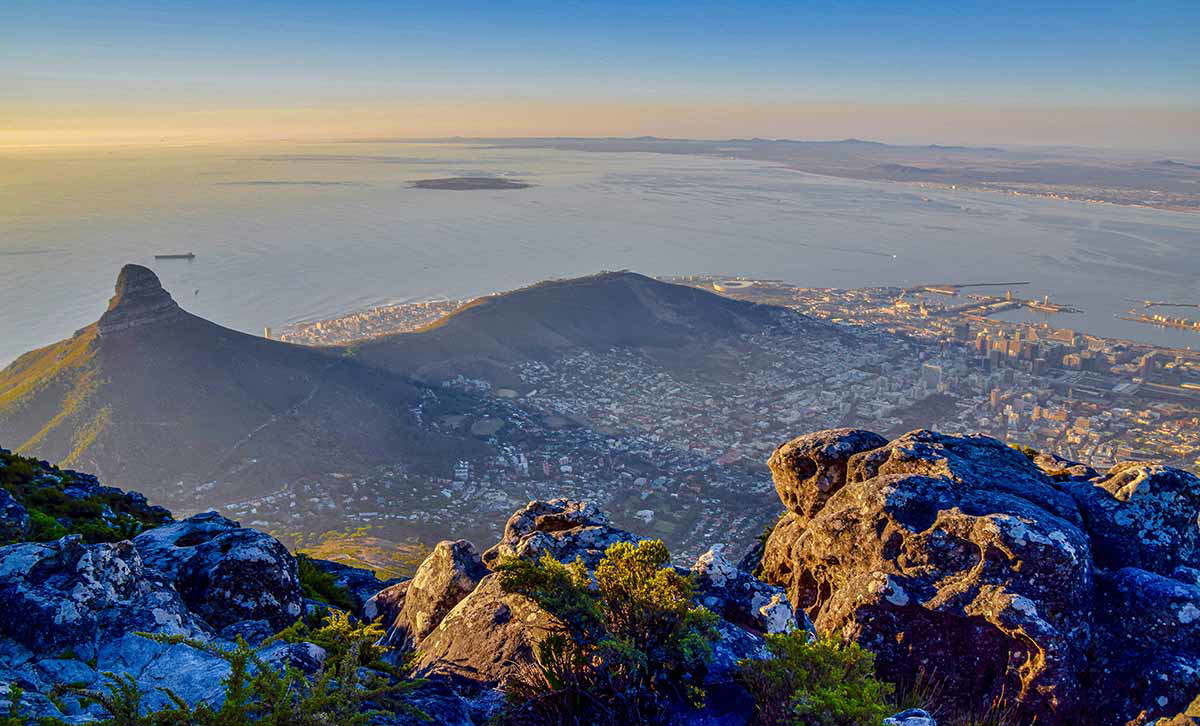 View of Cape Town from the top of Table Mountain. Source: cape{town}etc.