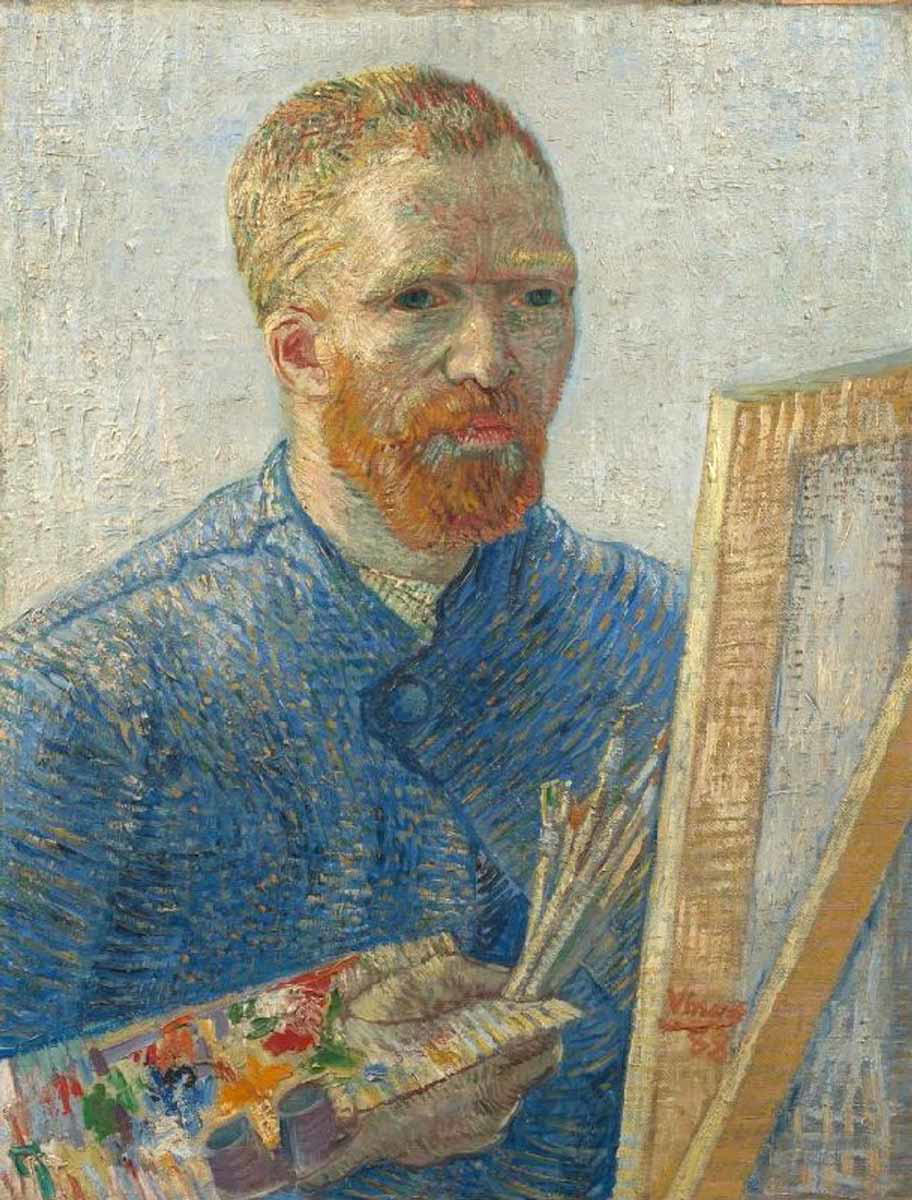 vincent van gogh self portrait as painter