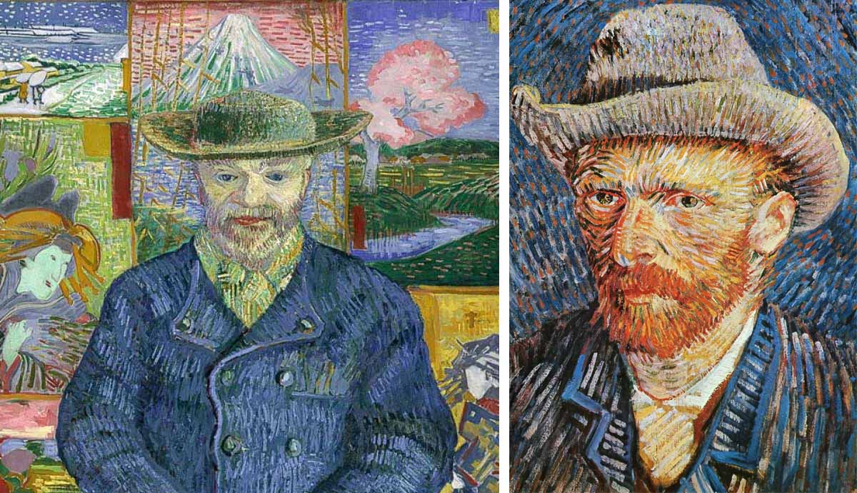 vincent van gogh start painting pere tanguy autoportrait