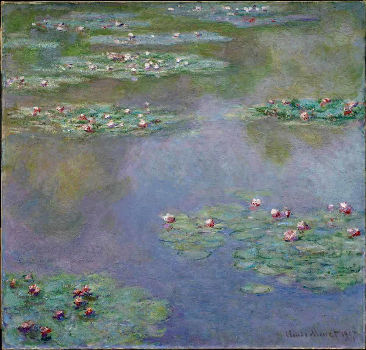 water lilies 1907 claude monet
