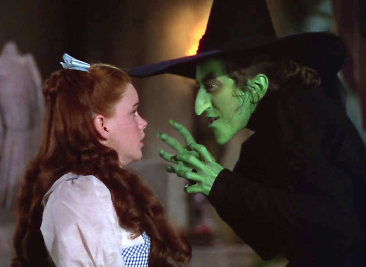 wizard oz film wicked witch dorothy