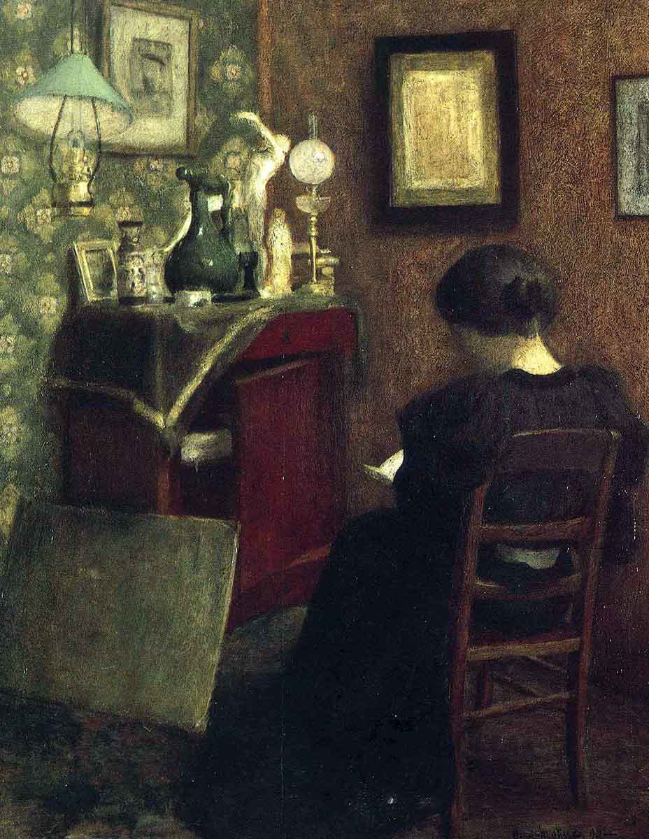 woman reading henri matisse
