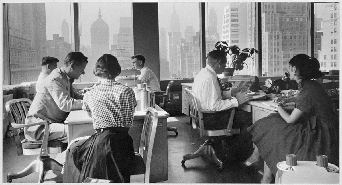 1950s office workers lever brothers new york