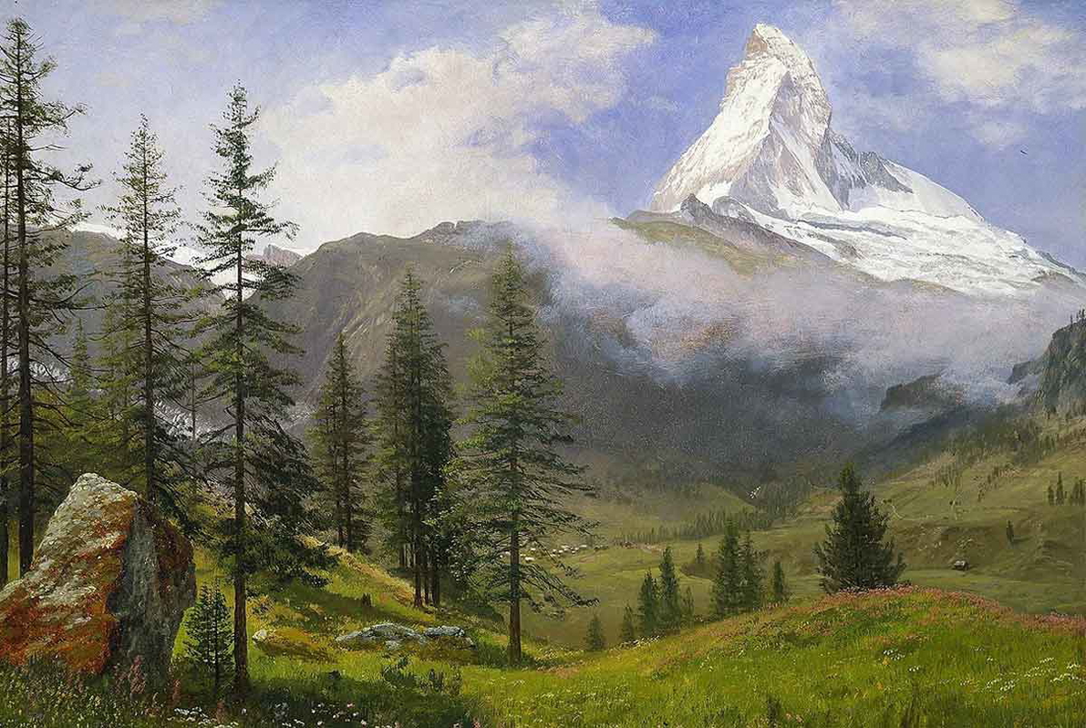 The Matterhorn by Albert Bierstadt, Source: Wikimedia Commons