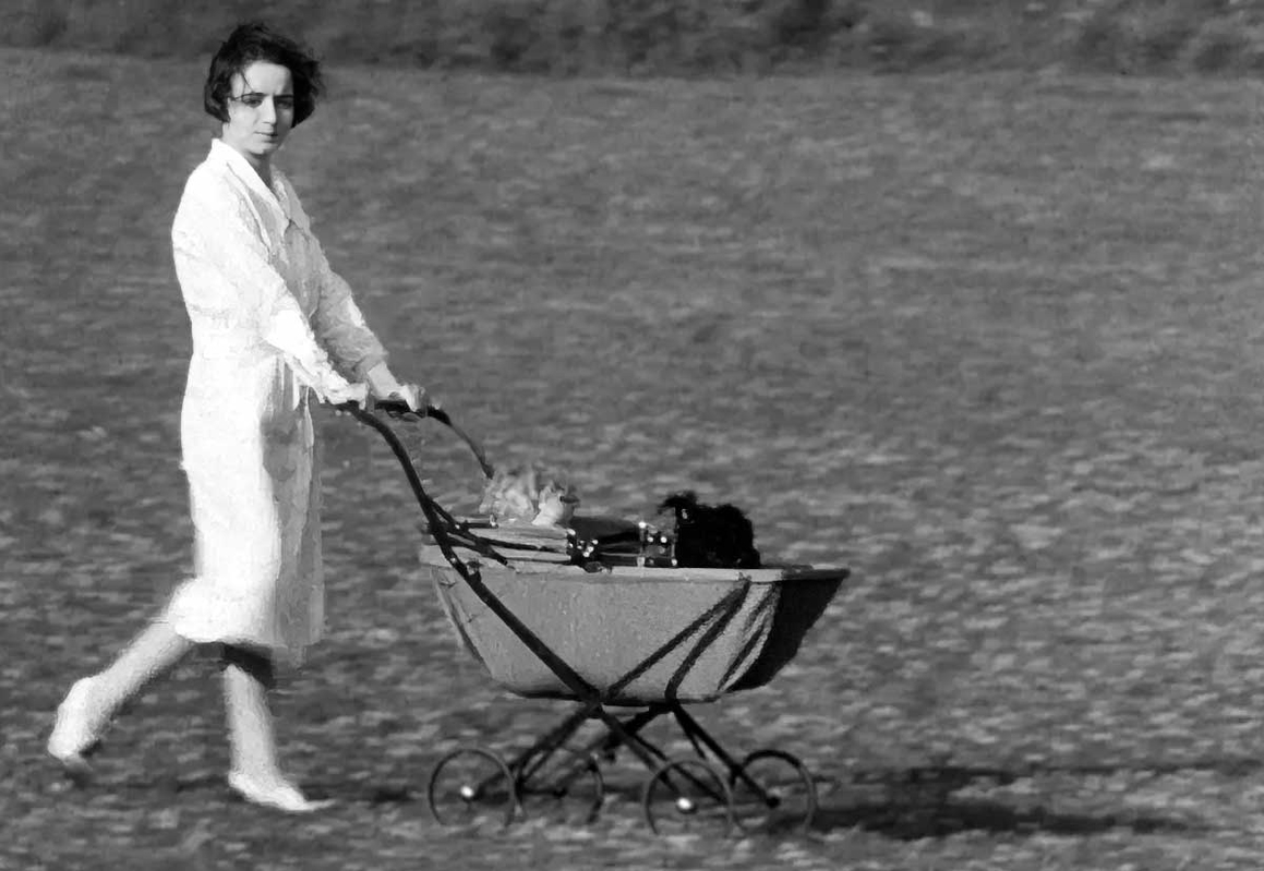 Charles Lindbergh Jr, with nursemaid Betty Gow, 1931