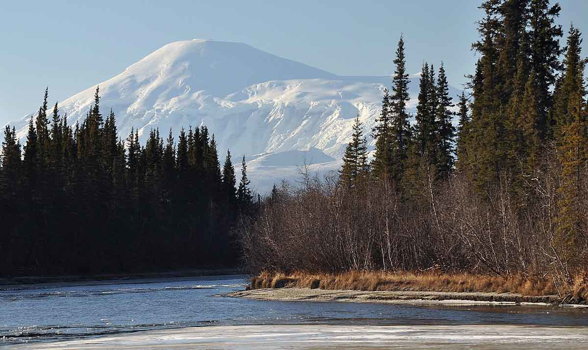 Mt. Sanford, Alaska by Paxson Woelber, Source: Wikimedia Commons