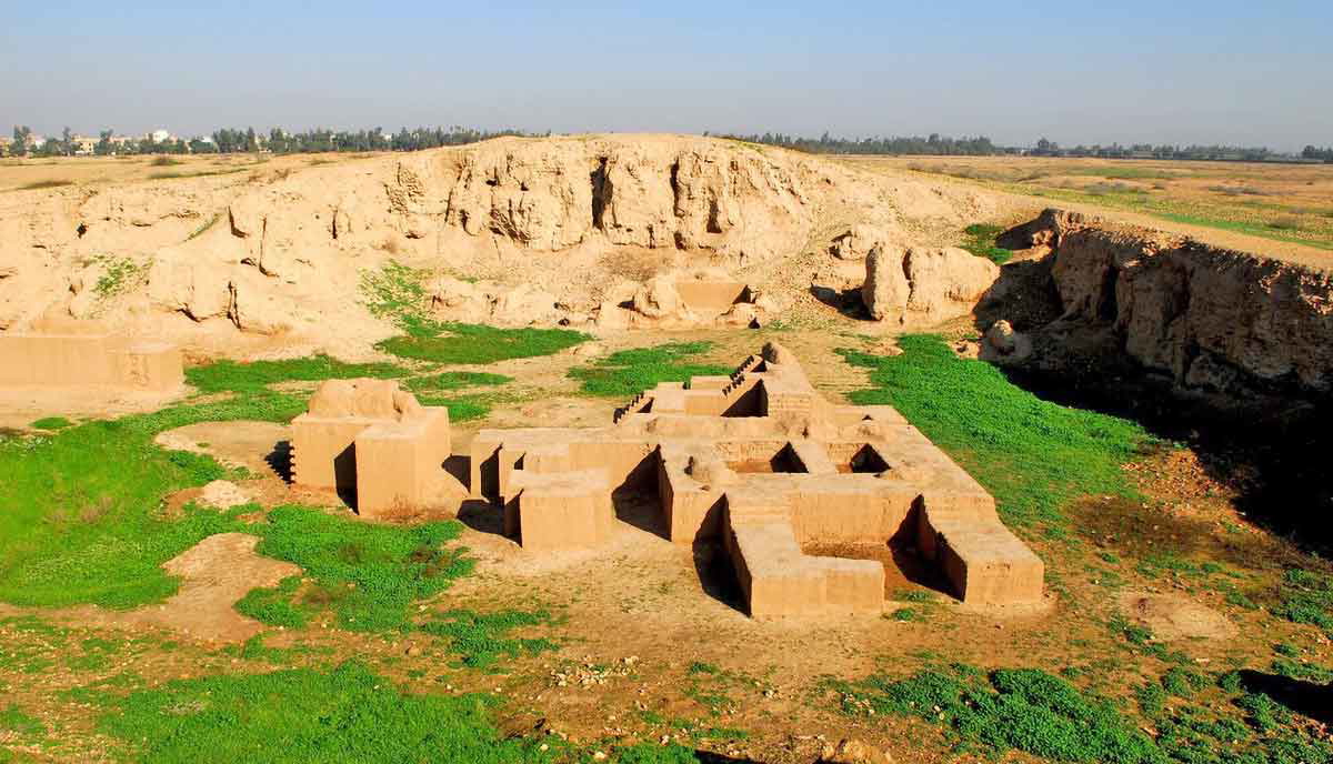 achaemenid ruins at susa persian gate