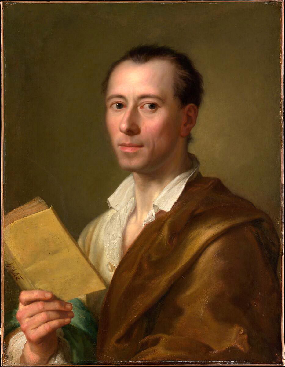 anton raphael mengs johann joachim winckelmann painting