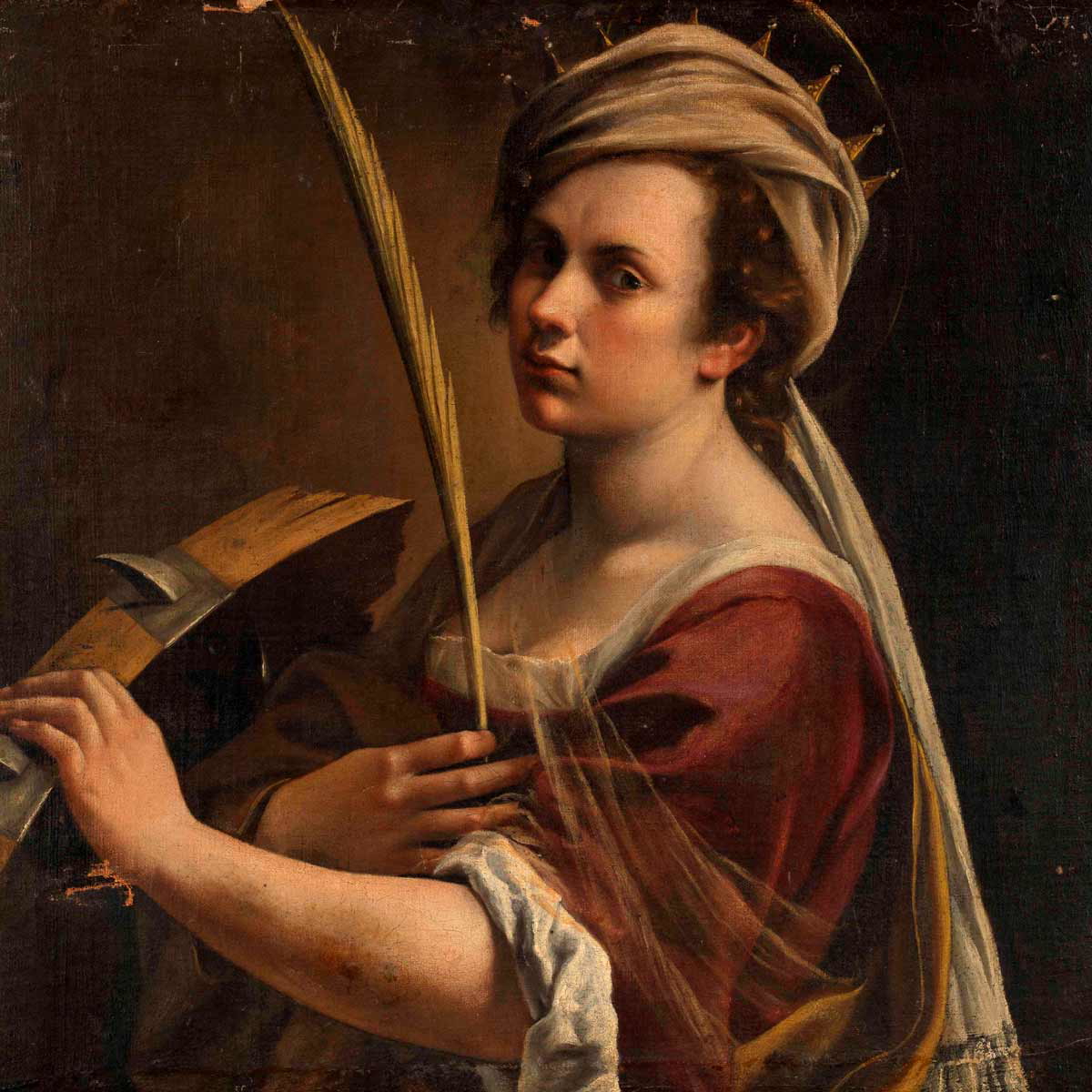 artemesia self portrait saint catherine