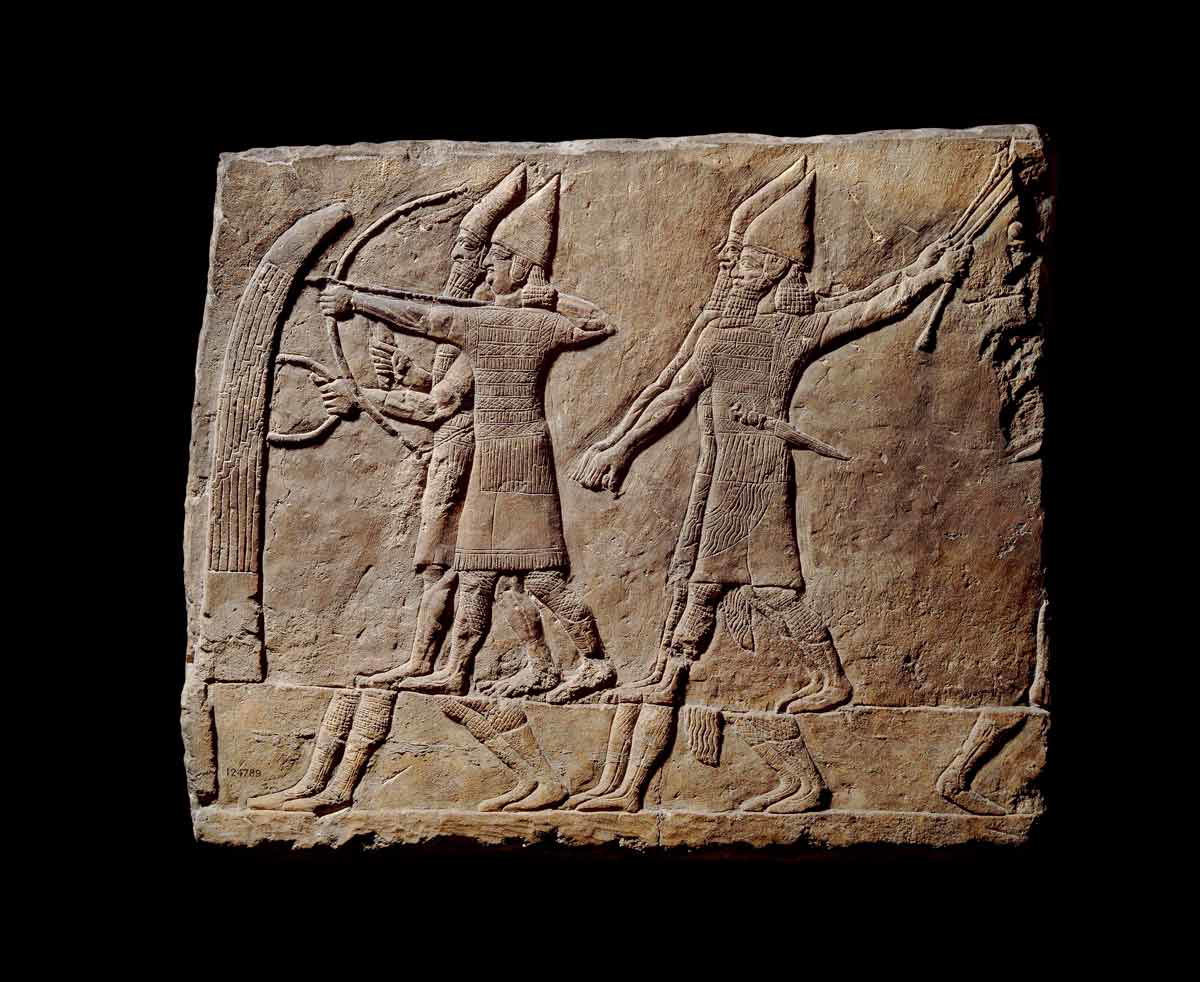assyrian siege city