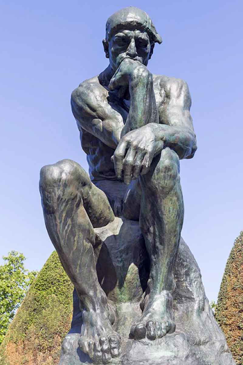 auguste rodin the thinker 1888 rodin museum paris
