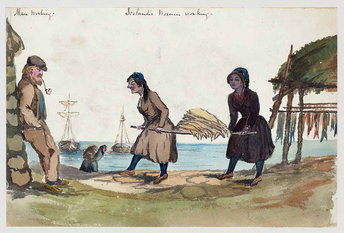 bayard taylor man working icelandic women working