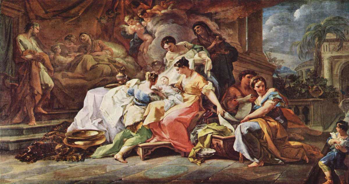 birth of mary painting