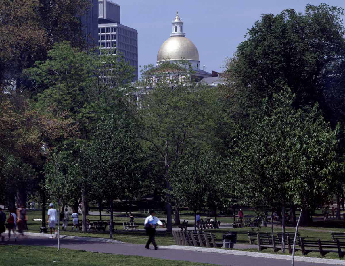 boston common capitol dome