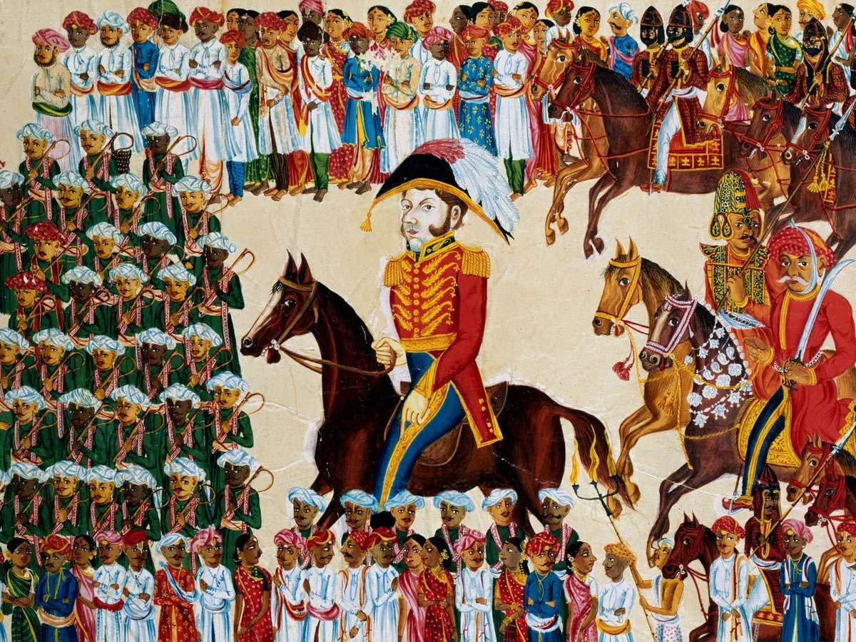 british empire in india poster