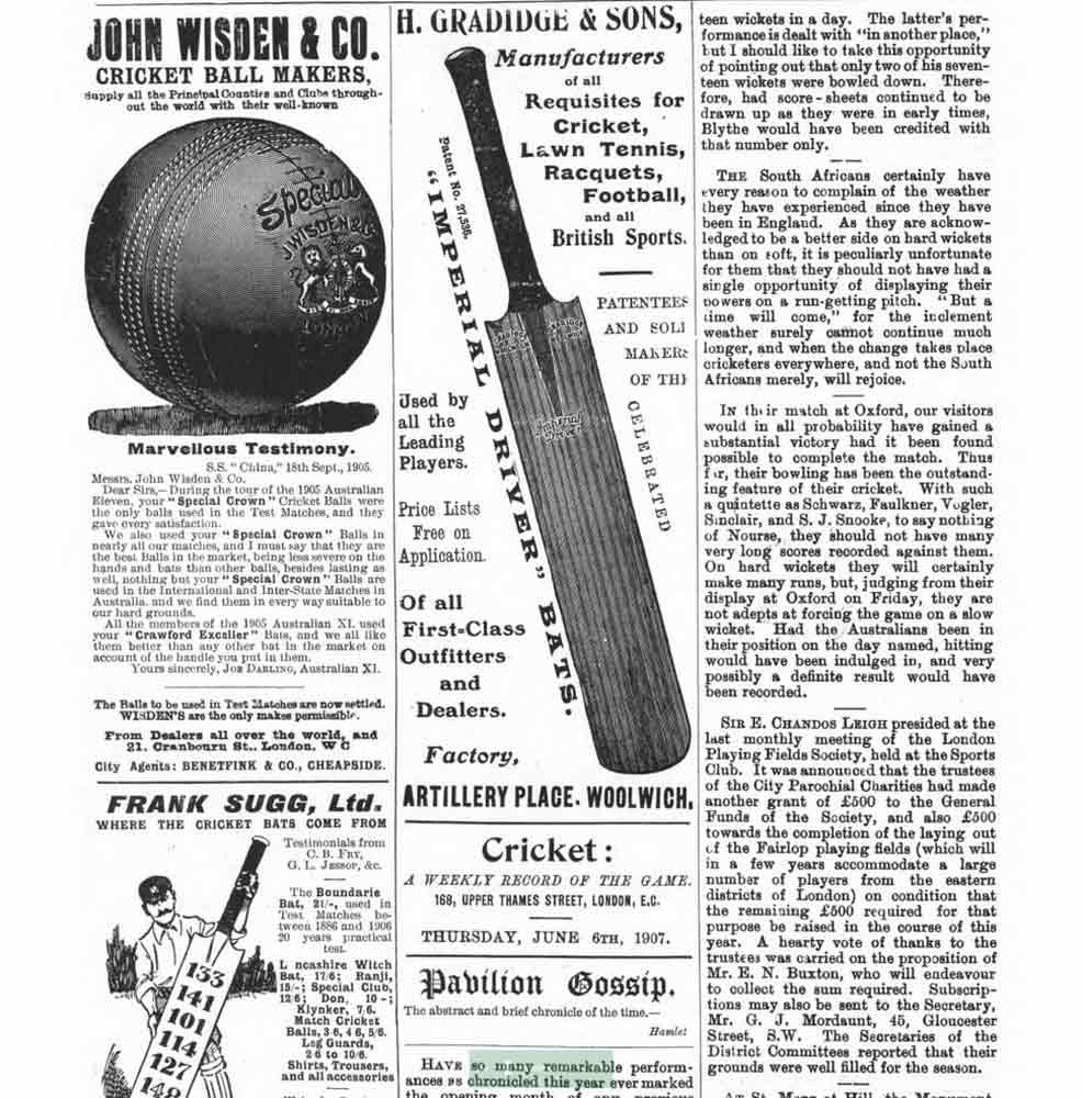 cricket magazine detail
