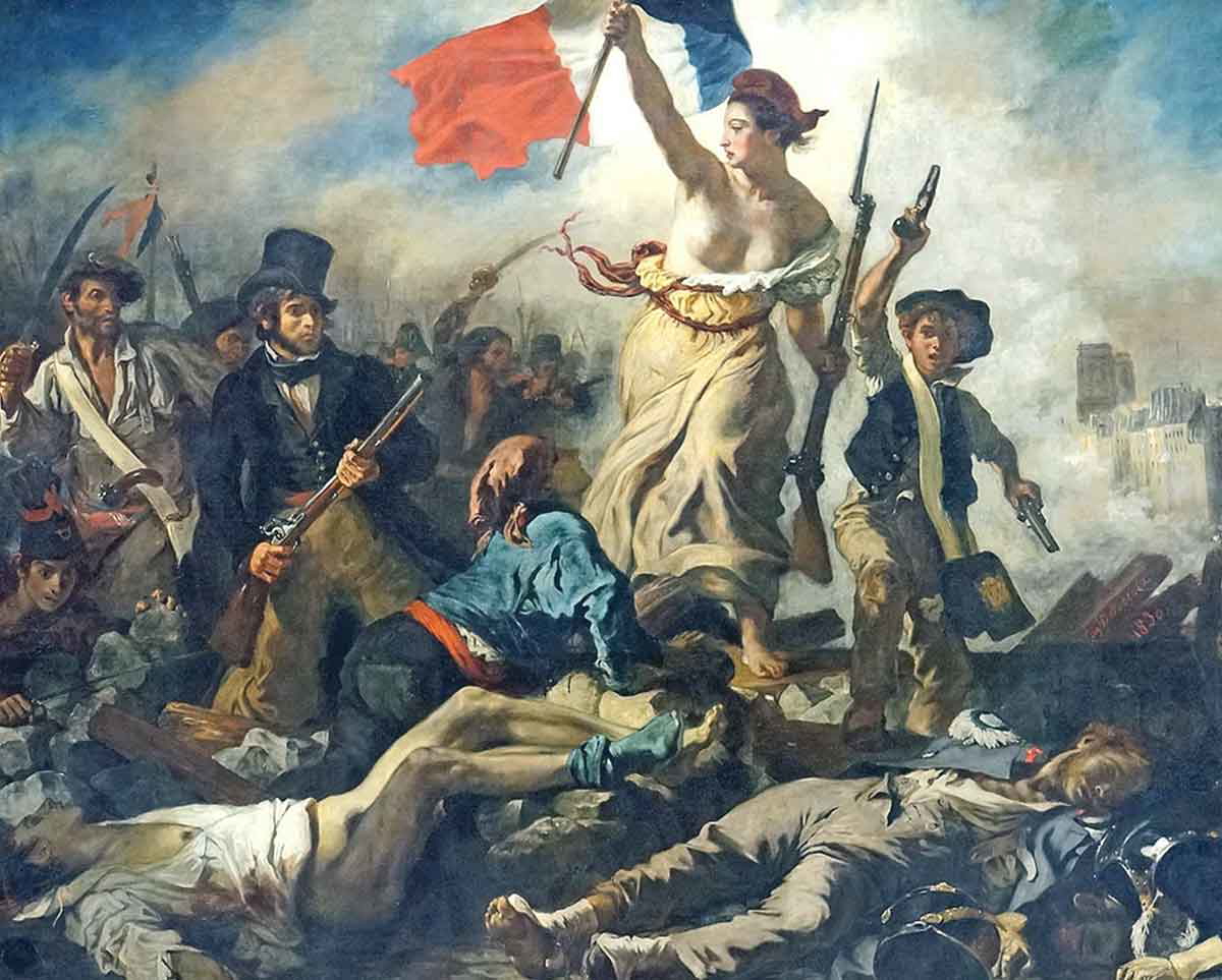 delacroix liberty leading the people painting