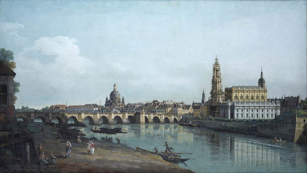 dresden from the river