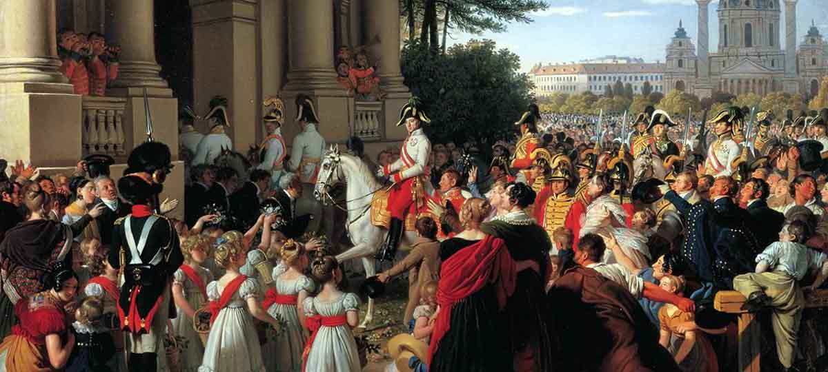 entry of emperor franz into vienna johann peter krafft