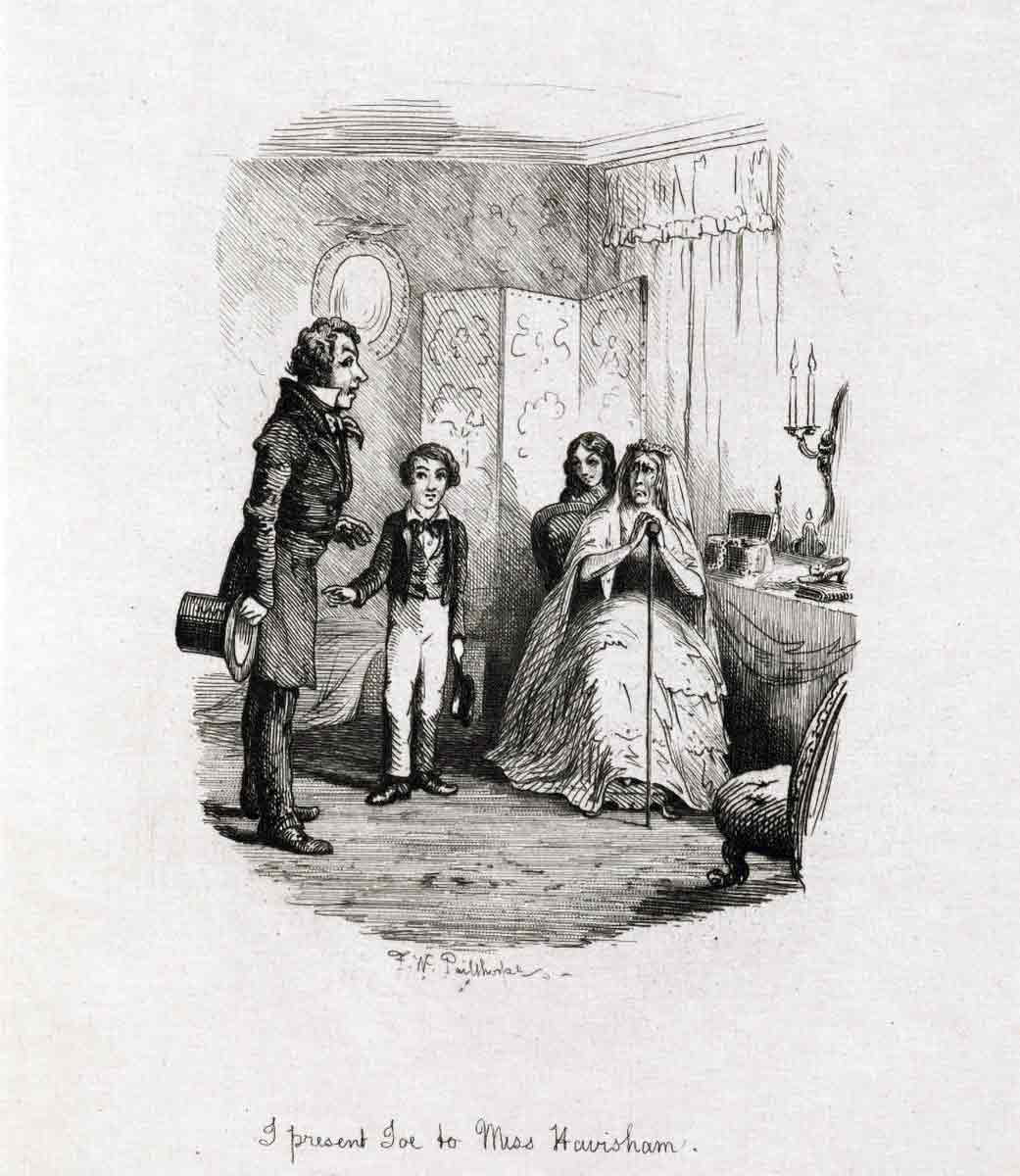 etching miss havisham charles dickens