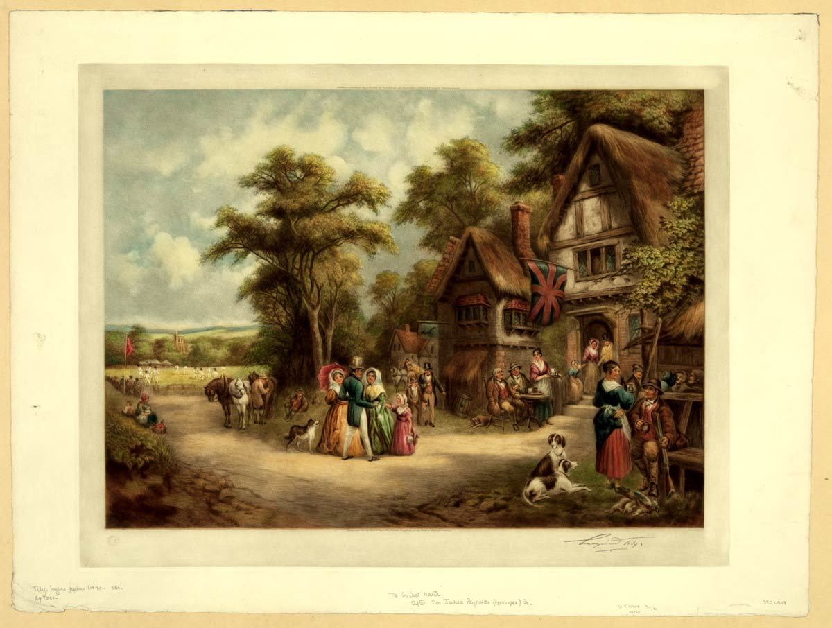 eugene tily the cricket match