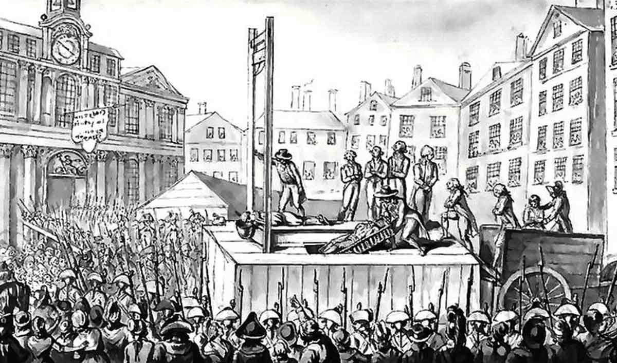 execution of 9 emigres