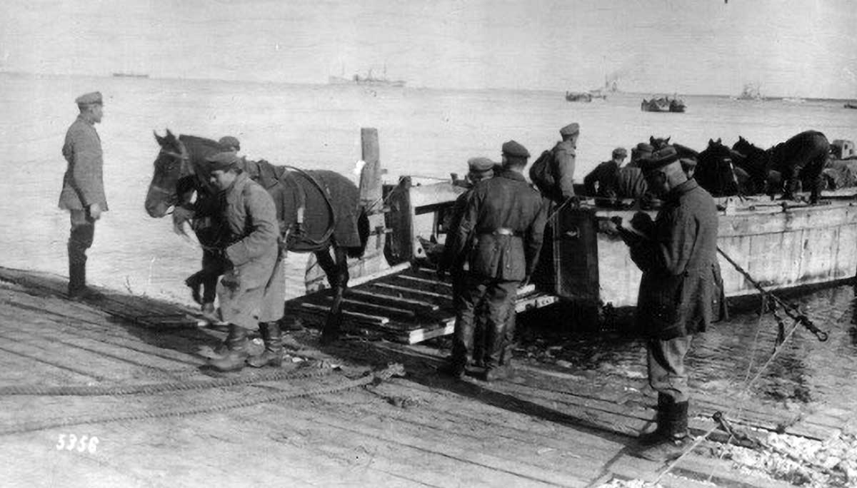 germans capture oesel