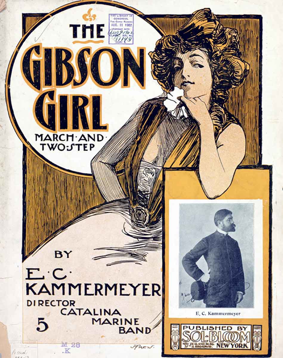 gibson girl march two step sheet music kammermeyer