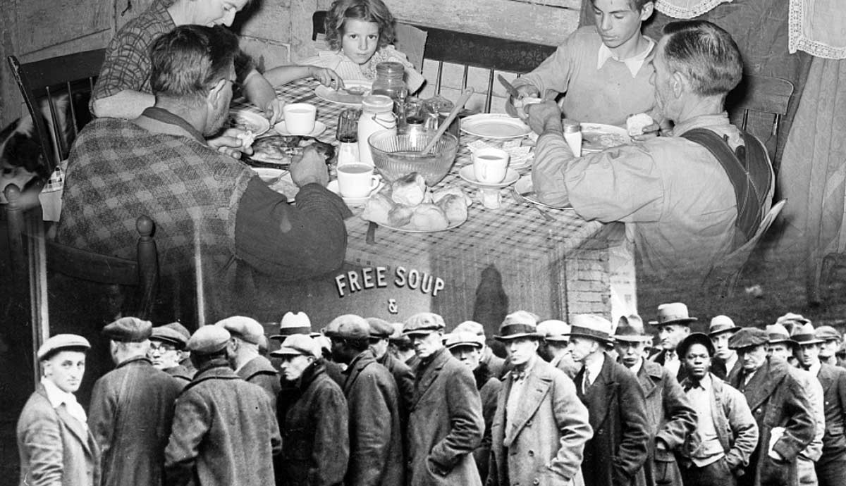 great depression food scarcity ingenuity