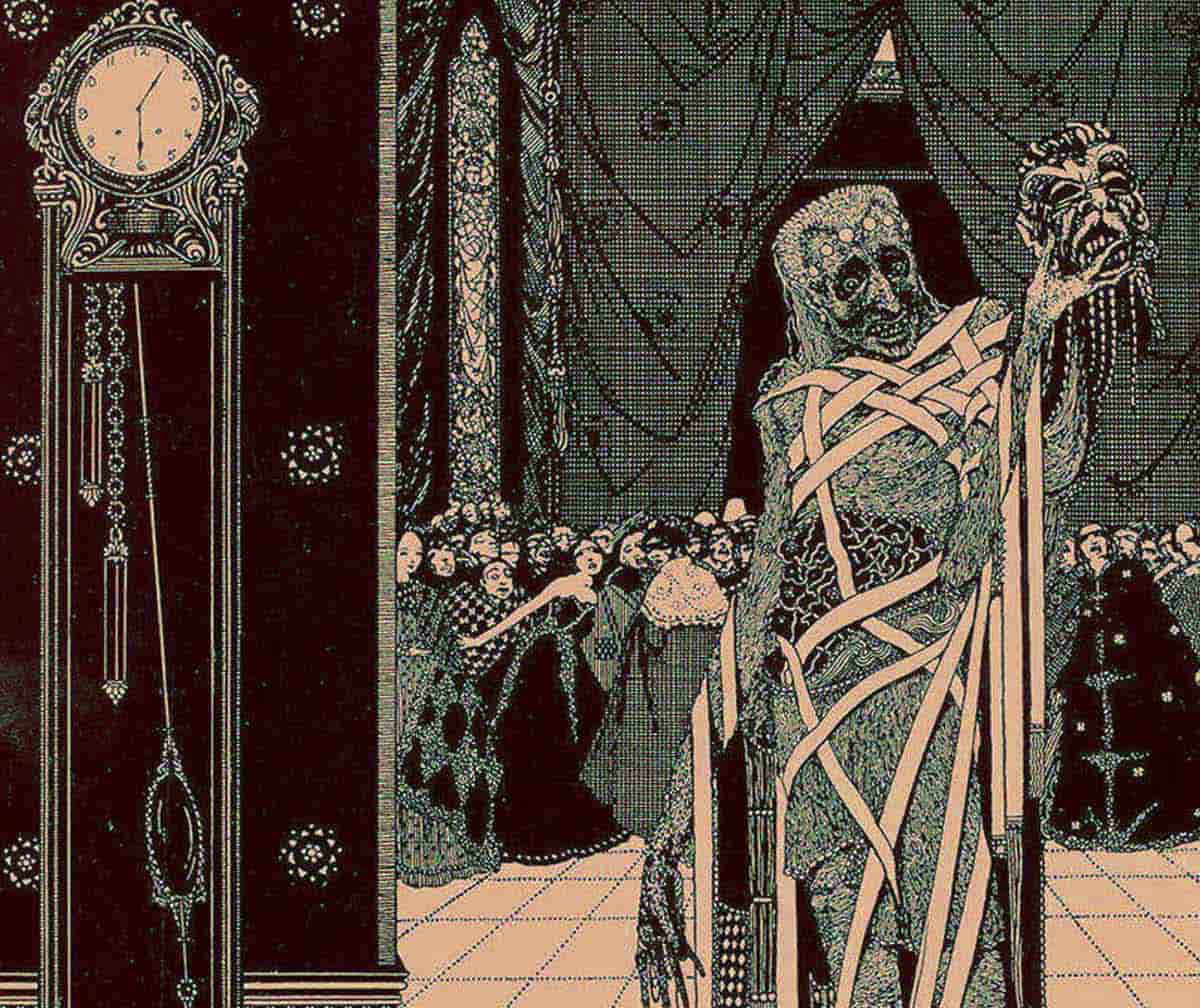 harry clarke masque red death edgar allan poe