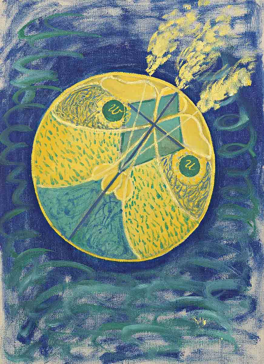 hilma af klint chaos painting