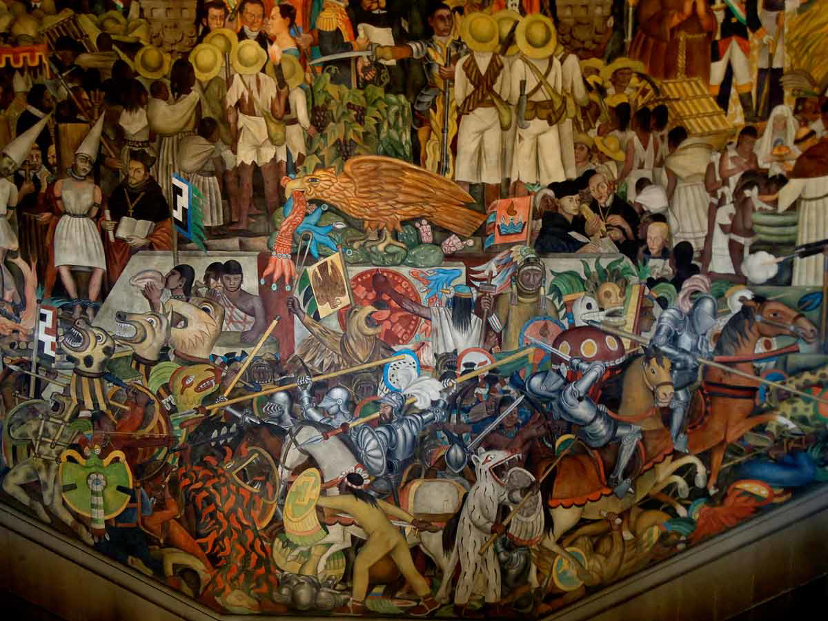 history mexico west wall