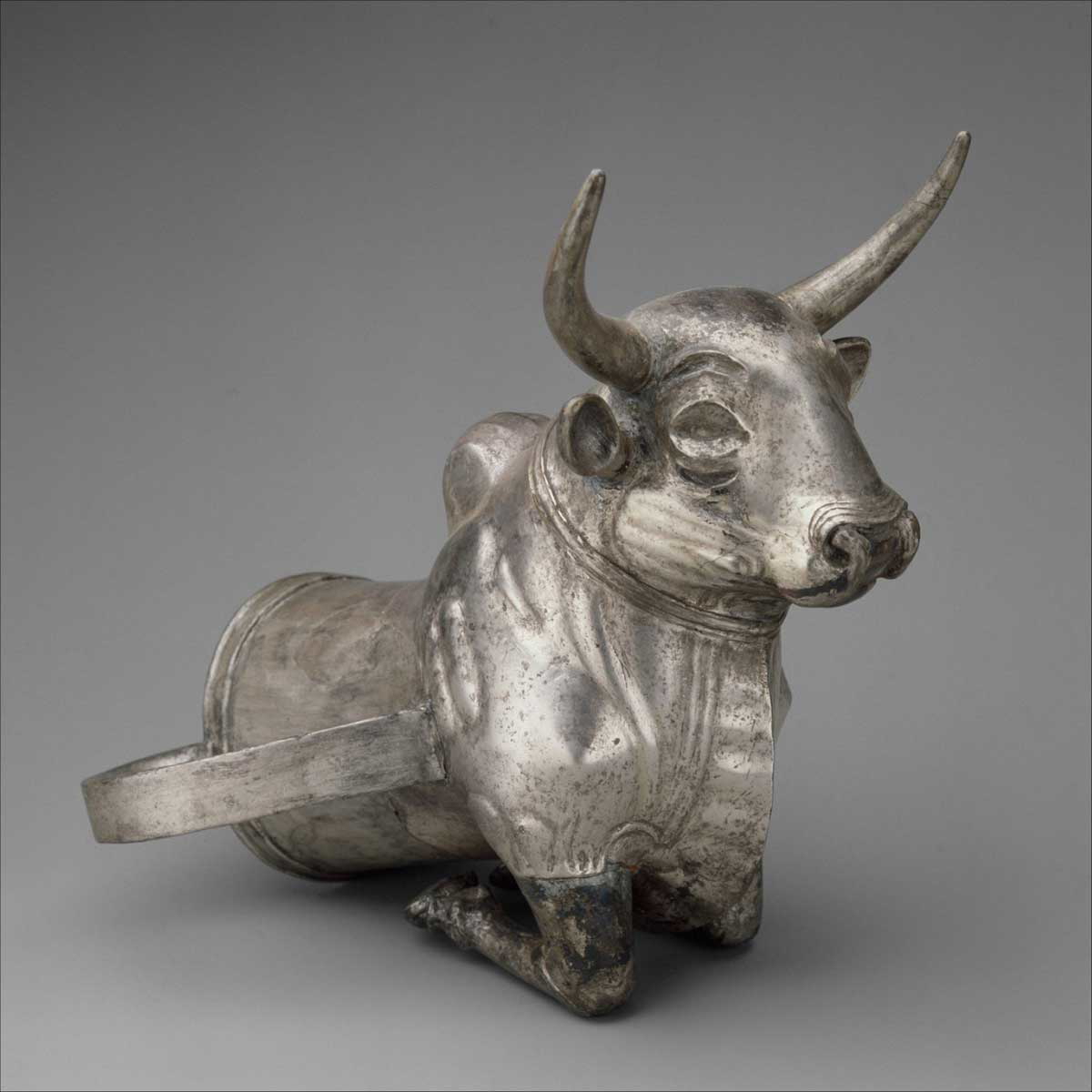 hittite silver vessel