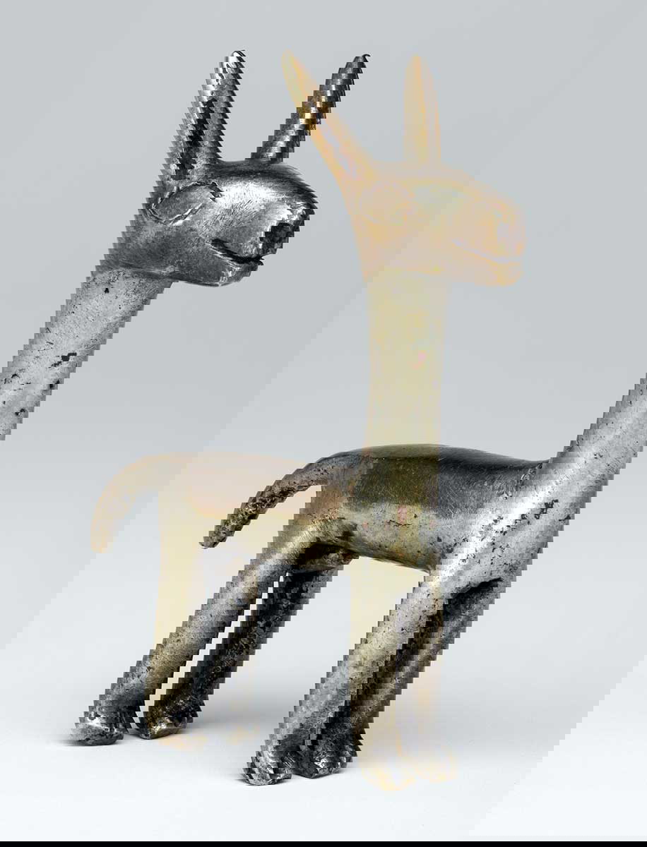 inca metalwork llama figurine