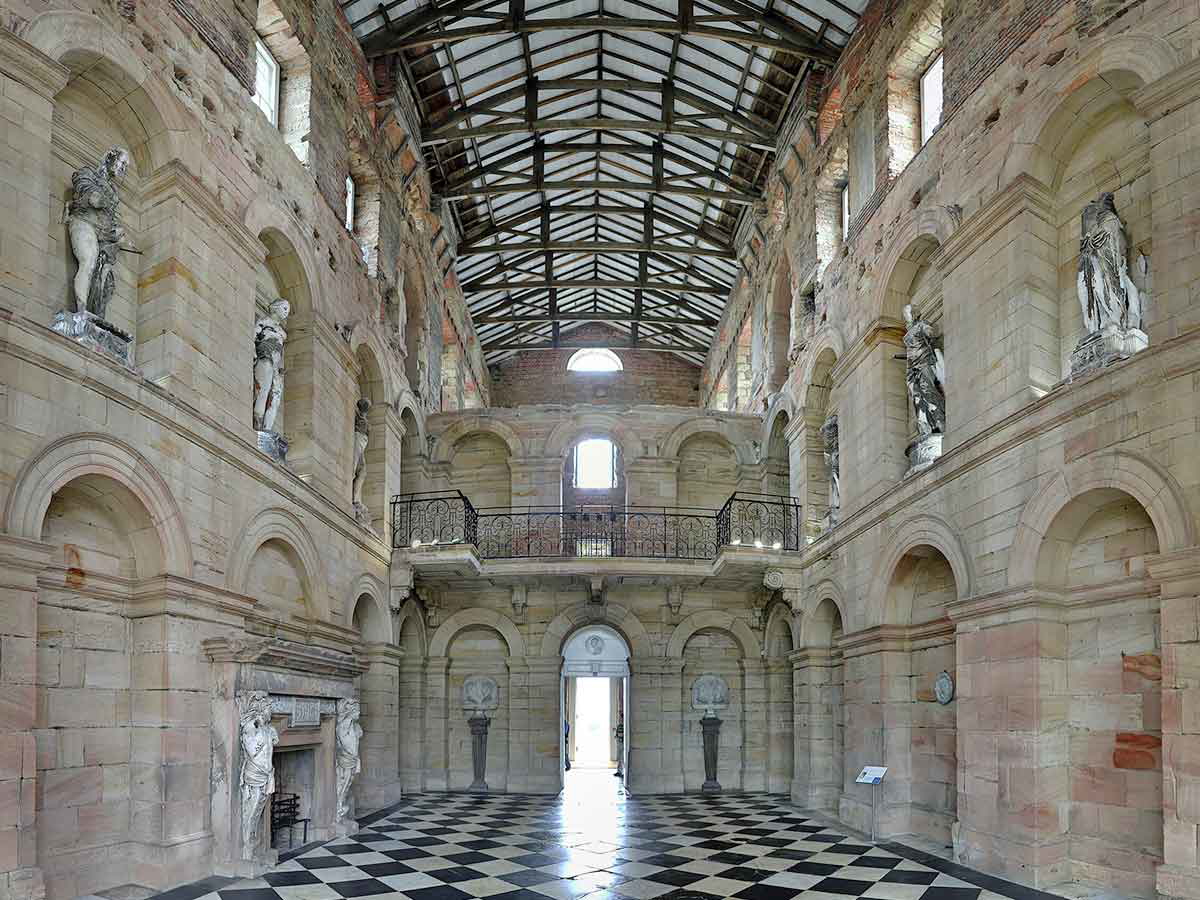 interior seaton delaval hall northumberland