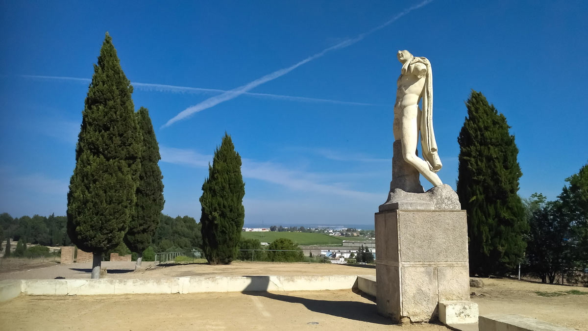 italica trajan statue roman spain