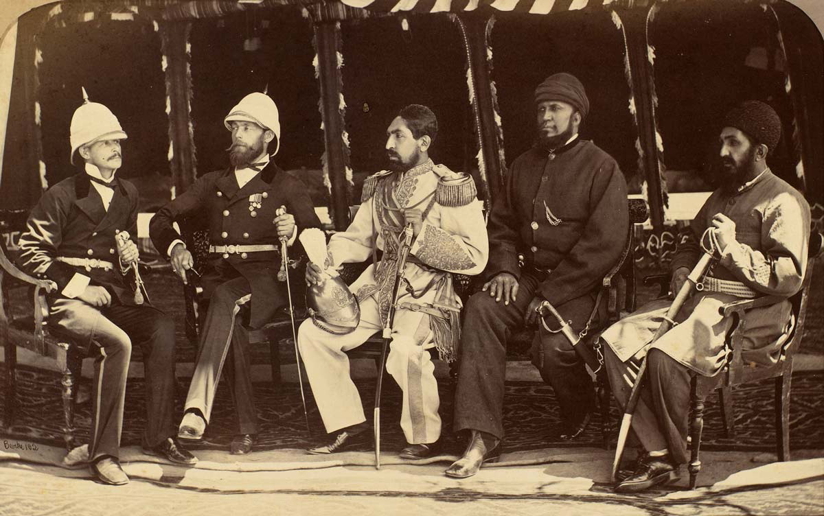 john bruke treaty of gandamak photograph