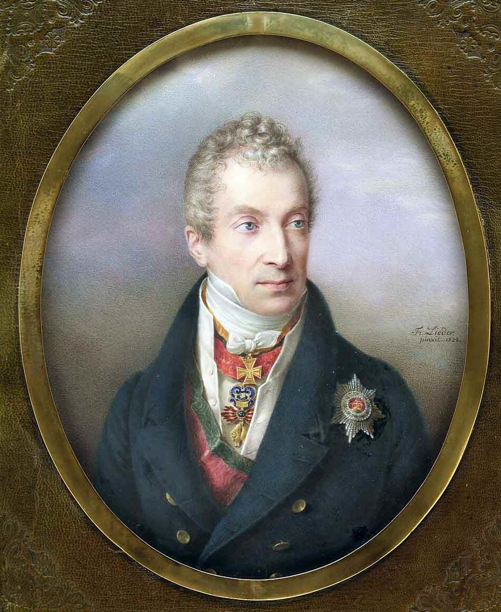 klemens von metternich friedrich johann gottlieb lieder 1822