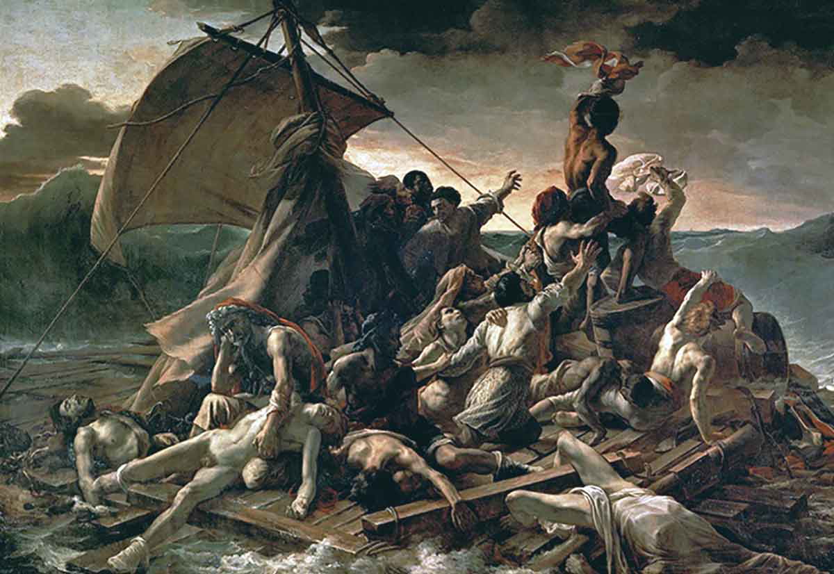 louvre raft of the medusa painting