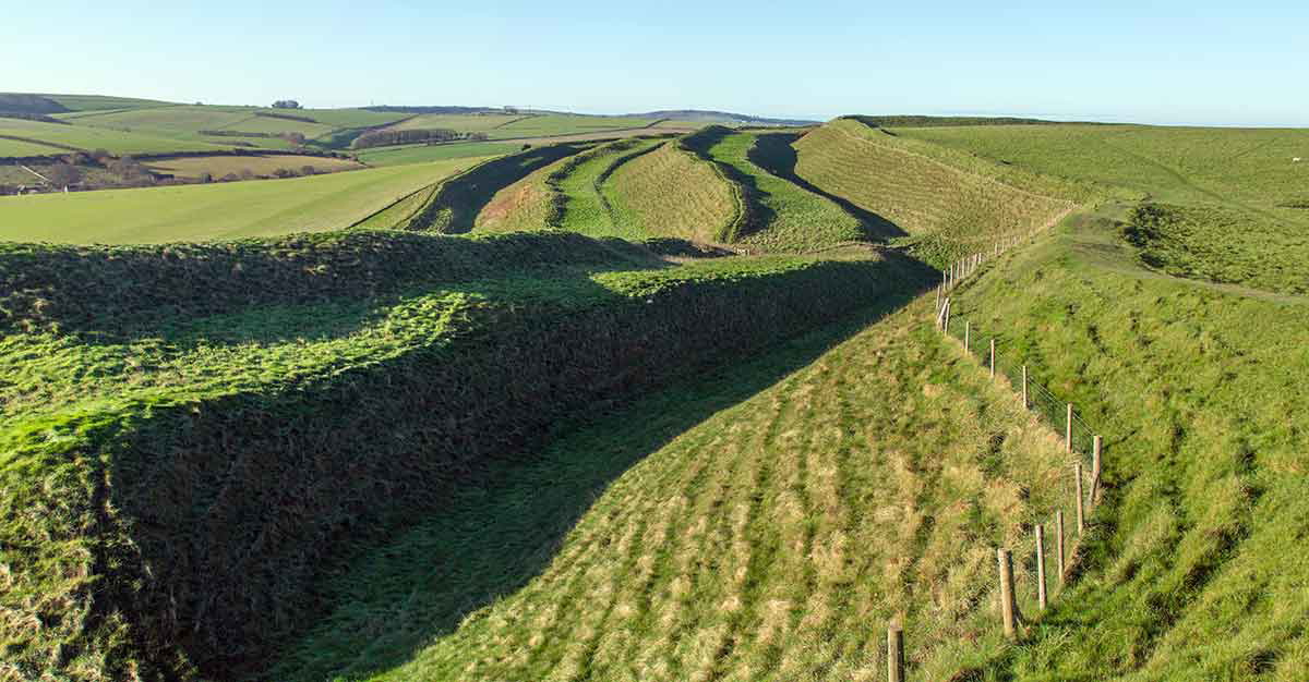 maiden castle southern ramparts
